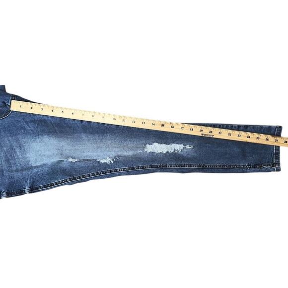 Wishlist Low-Rise Distressed Slit Ankle Skinny Jeans Size 7 27X28 - Picture 4 of 7